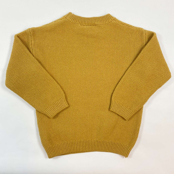 Zara mustard waffle knit sweater 4-5Y/110 2