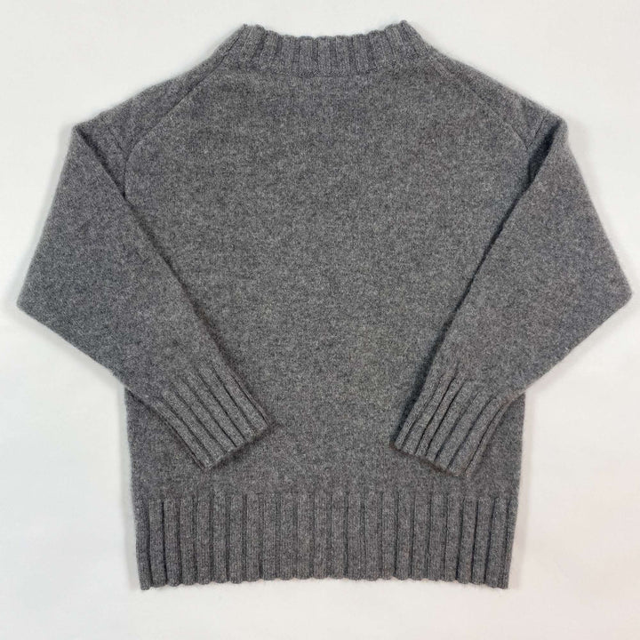 Zara dark grey melange cashmere sweater 4-5Y/110 2
