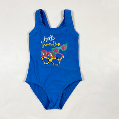 John Lewis blue Hello Sunshine swimsuit 4Y/104 1
