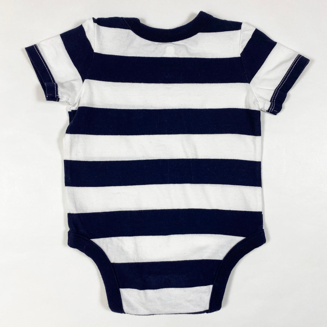 Gap bold navy stripe body 3-6M 2