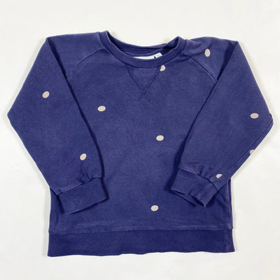 Mini Rodini blue polkadot sweatshirt 92/98 1