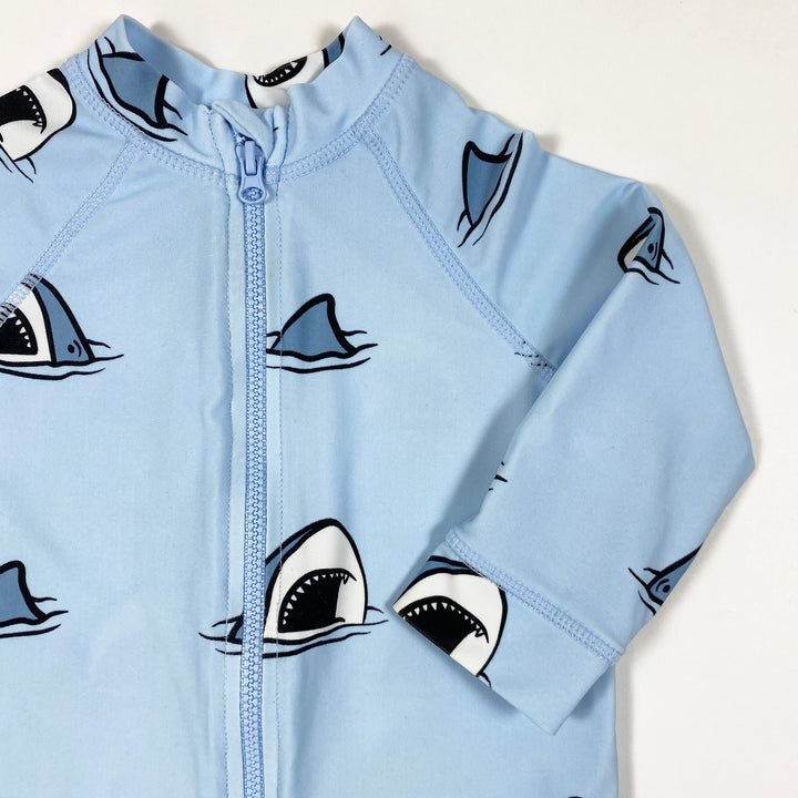 Cotton On long-sleeved shark UV suit 6-12M