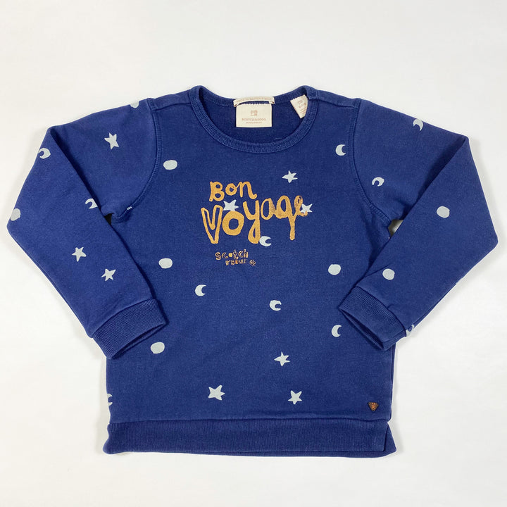 Scotch & Soda blue bon voyage sweatshirt 6Y 1
