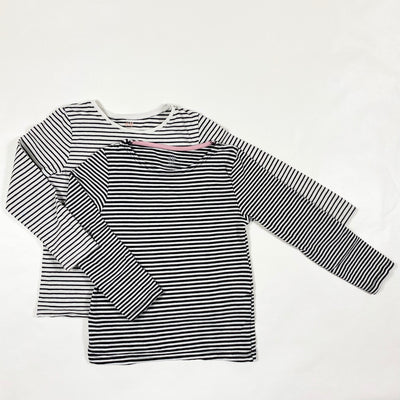 H&M black stripe long-sleeved t-shirt set of 2 2-4Y/98 1