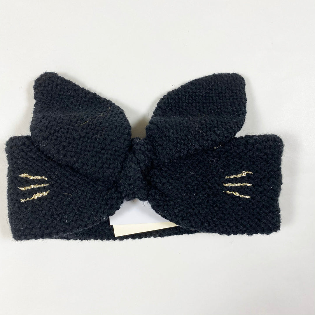 Émile et Ida black knit headband T1 1