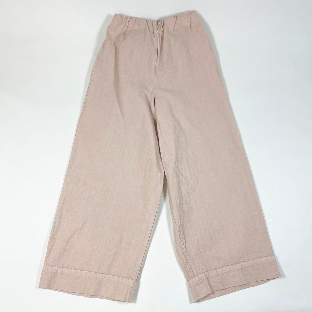 Moumout faded pink high-waist culottes with integrated belt Second Season diff. sizes