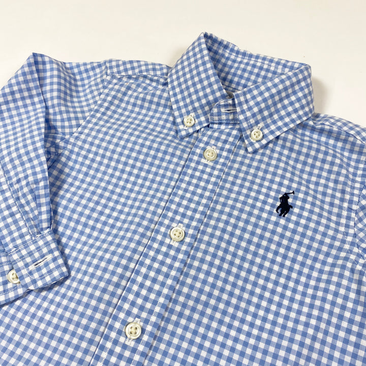 Ralph Lauren light blue checked shirt 9M 2