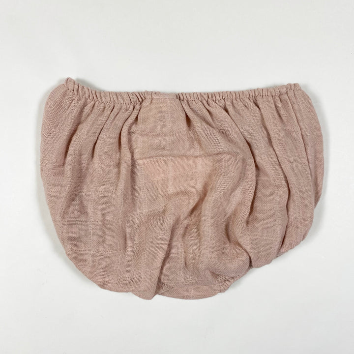 Moumout faded pink Eliot muslin bloomers Second Season 6M