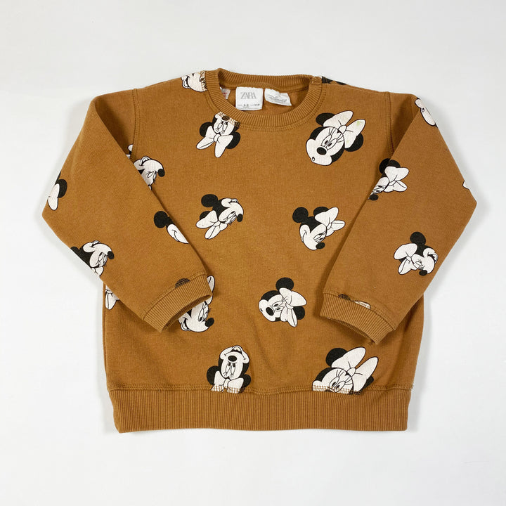 Zara x Disney brown minnie sweatshirt 4-5Y/110