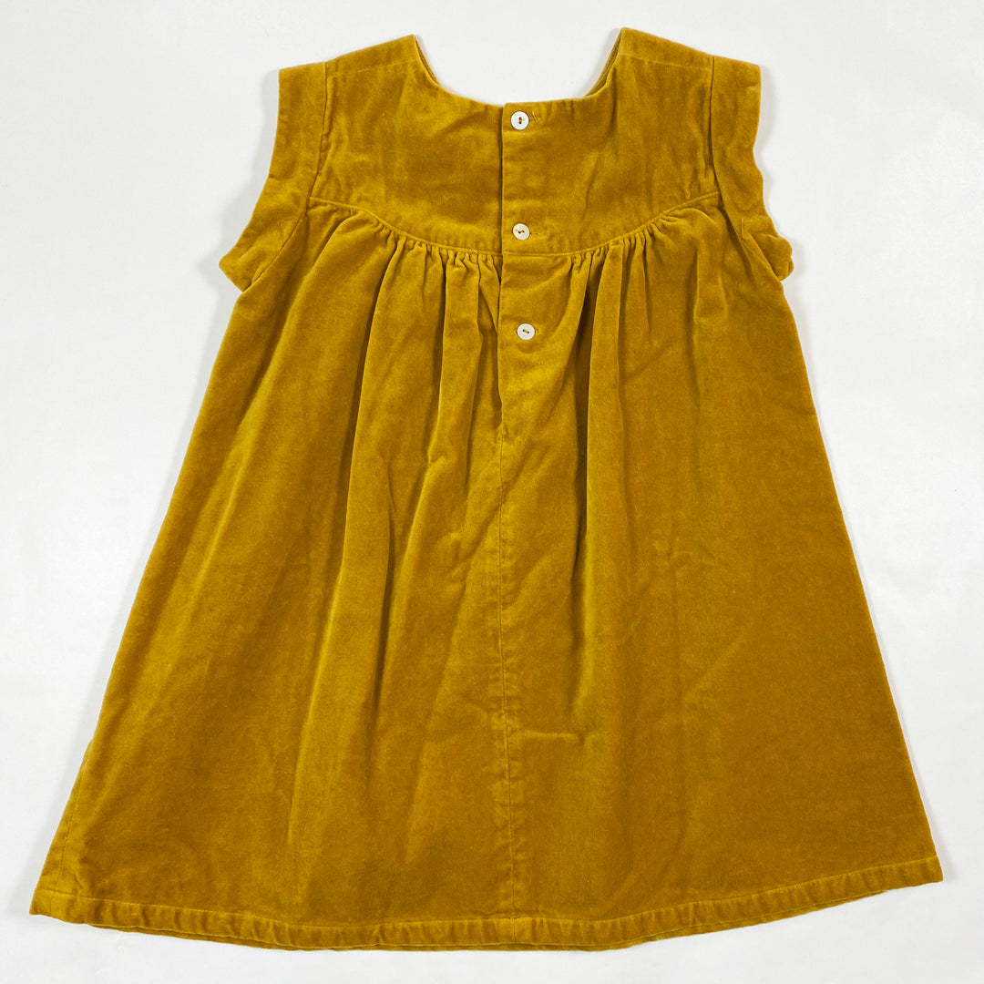 Bonton golden velvet dress Second Season 6Y 2