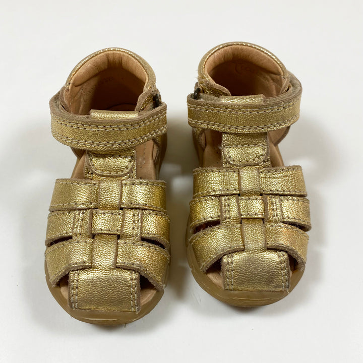 Bisgaard gold sandals 20 2
