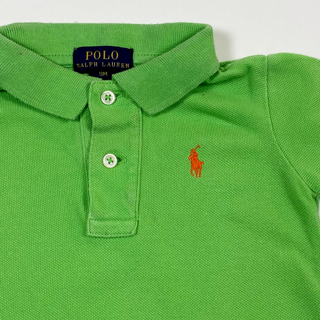 Ralph Lauren pistachio polo shirt 9M 2