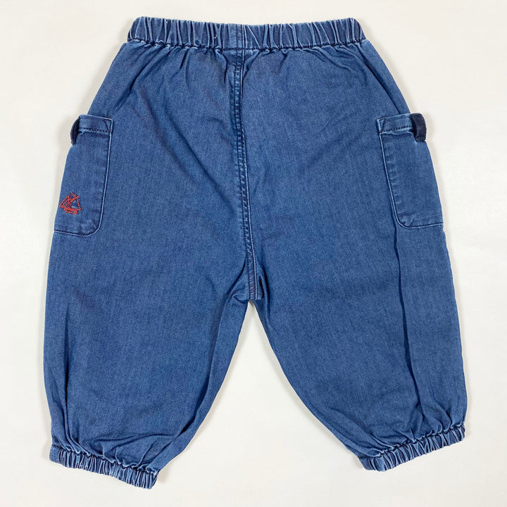 Petit Bateau denim baby trousers 6M/67 2