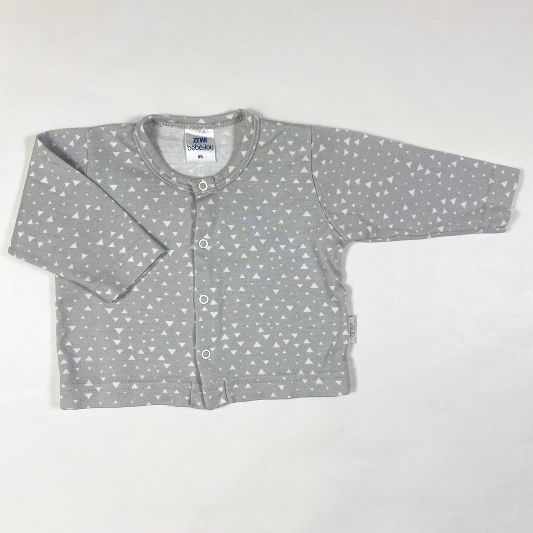 Zewi grey terrazza baby cardigan 56 1