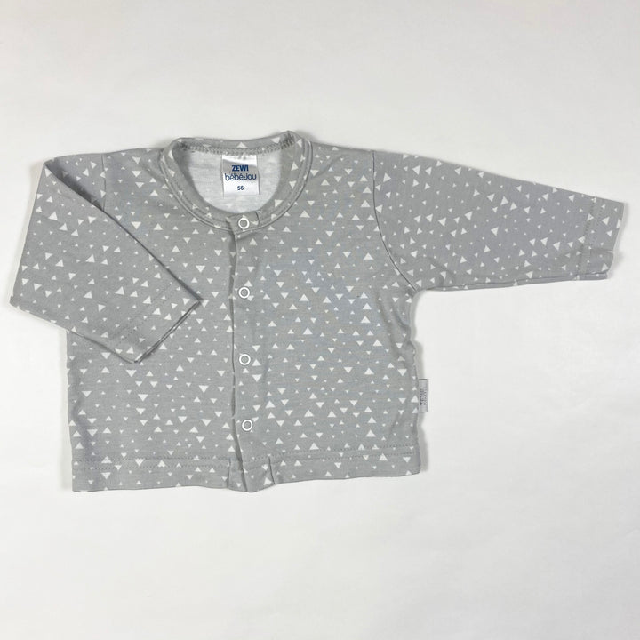 Zewi grey terrazza baby cardigan 56 1