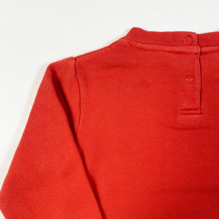 Stella McCartney Kids red Space Man sweatshirt 18M 3