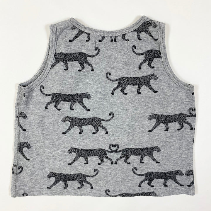 Anïve For The Minors graues Tank-Top mit Leopardenmuster 98