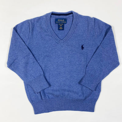 Ralph Lauren blue v-neck pullover 3/3T 1