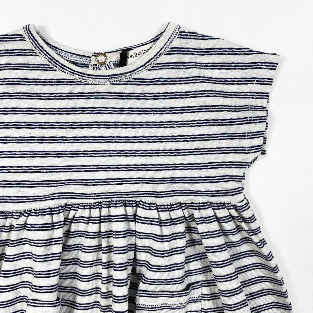 1+ in the Family grasse dark navy striped dress Second Season diff. sizes