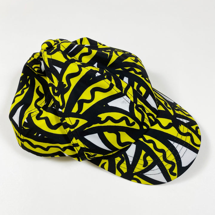 Stella McCartney Kids yellow/black Bananas nylon cap Second Season L (56)