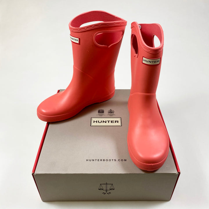 Hunter pink first classic pull-on rain wellingtons Second Season 33