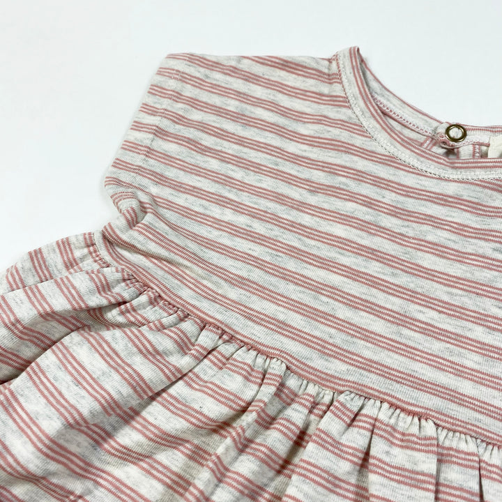 1+ in the Family grasse rose striped dress Second Season 18M