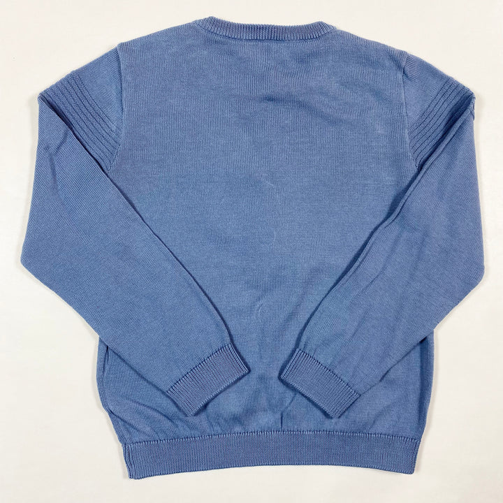 Emporio Armani ice blue knit logo pullover 36M/98 3