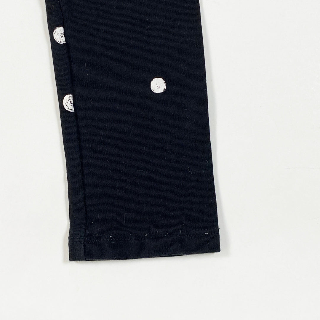 Zara black polka dot leggings 4-5Y/110