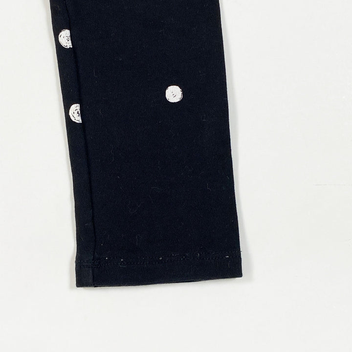 Zara black polka dot leggings 4-5Y/110