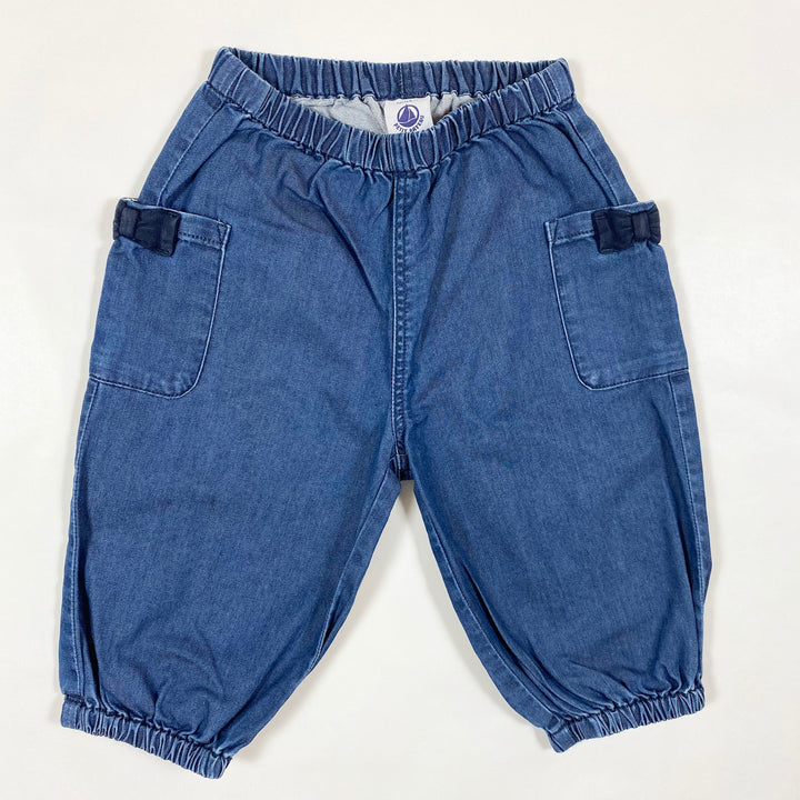 Petit Bateau denim baby trousers 6M/67 1