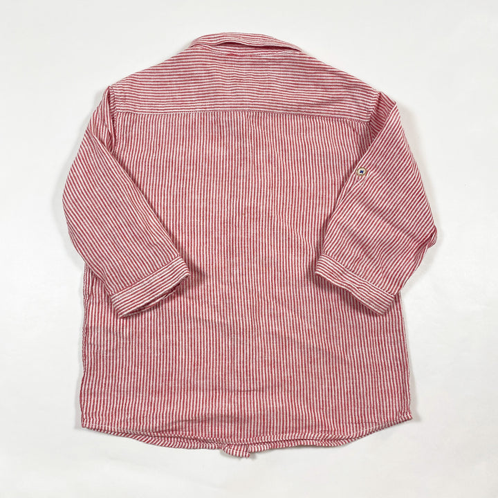 Zara red striped blouse 6/116 2