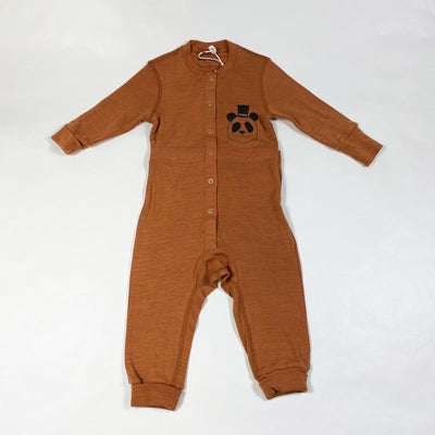 Mini Rodini brown panda wool jumpsuit Second Season 68/74 1