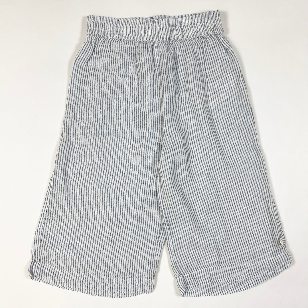Minymo blue striped culottes 5Y/110