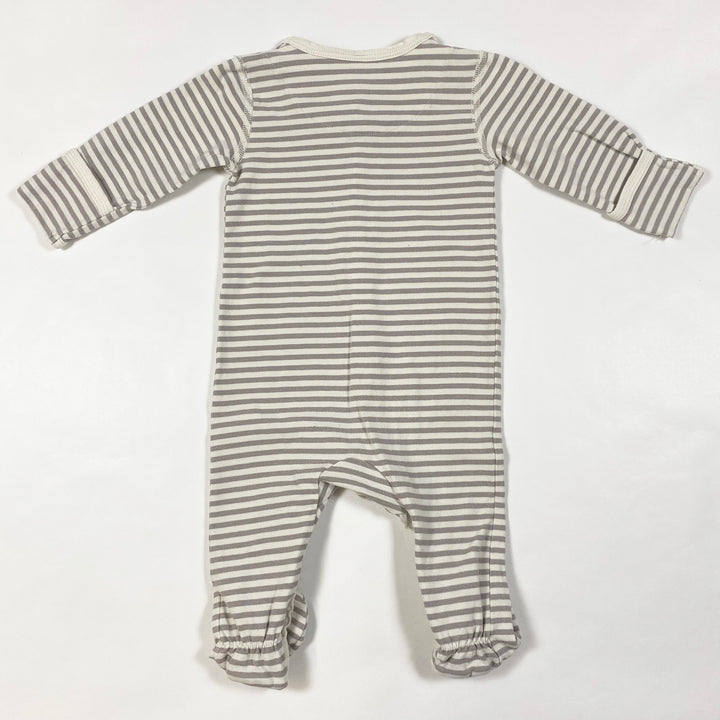 Quincy Mae beige/white stripe pyjama 3-6M 2