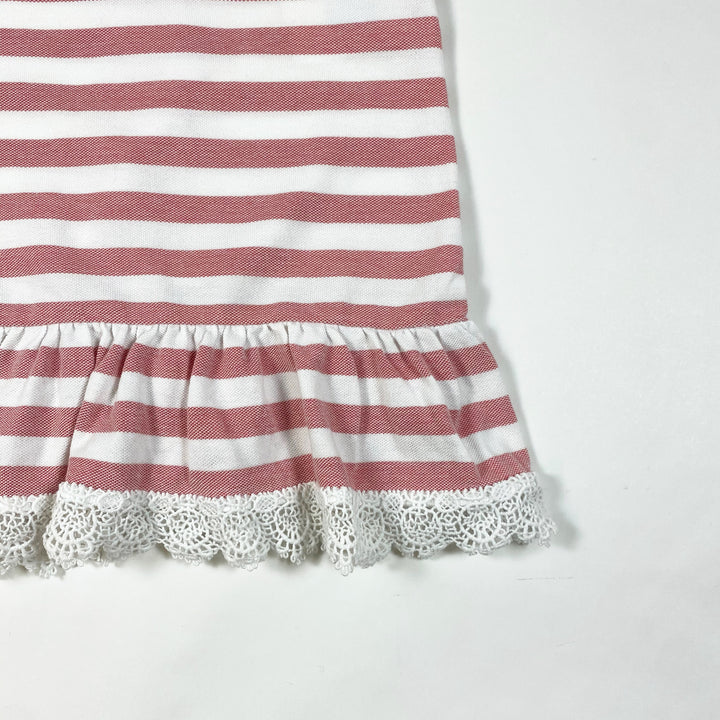Ralph Lauren vintage pink sleeveless stripe dress & bloomer set 18M/85