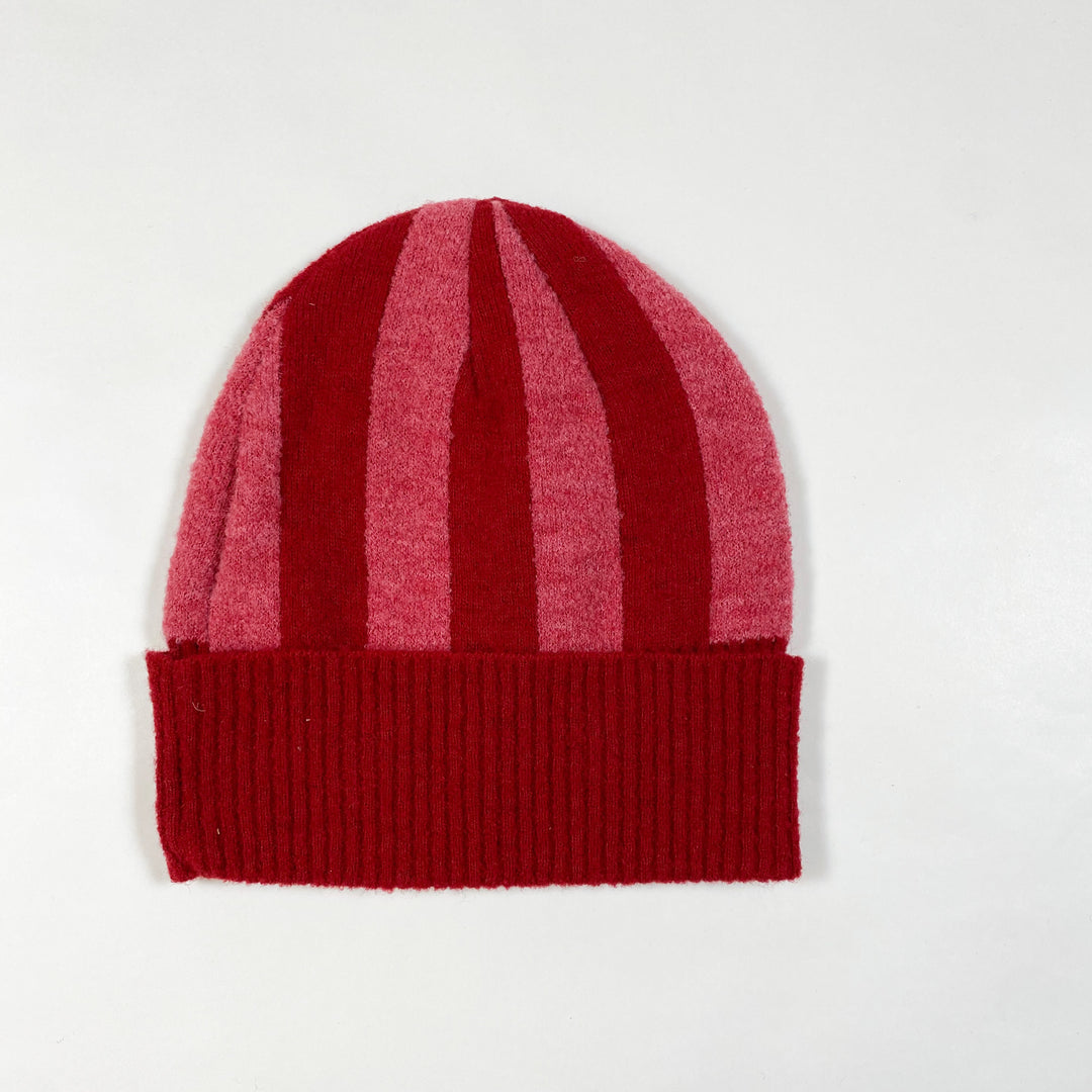 Tiny Cottons red striped beanie one size/50-55cm 2