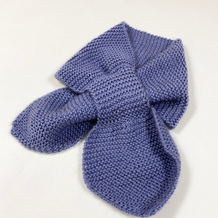 Handmade lavender knit scarf One size 1