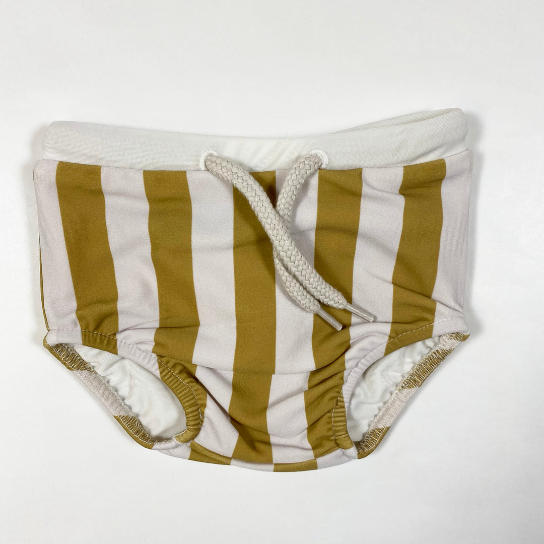 Kidwild yellow stripe swim bloomers Second Season 6-12M 1