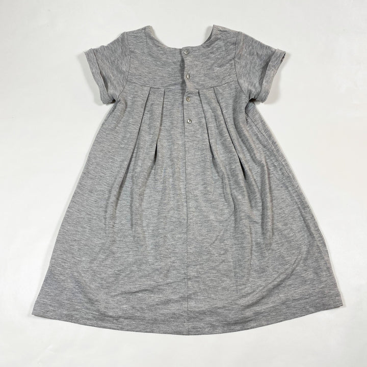 Jacadi grey jersey dress 6A 2