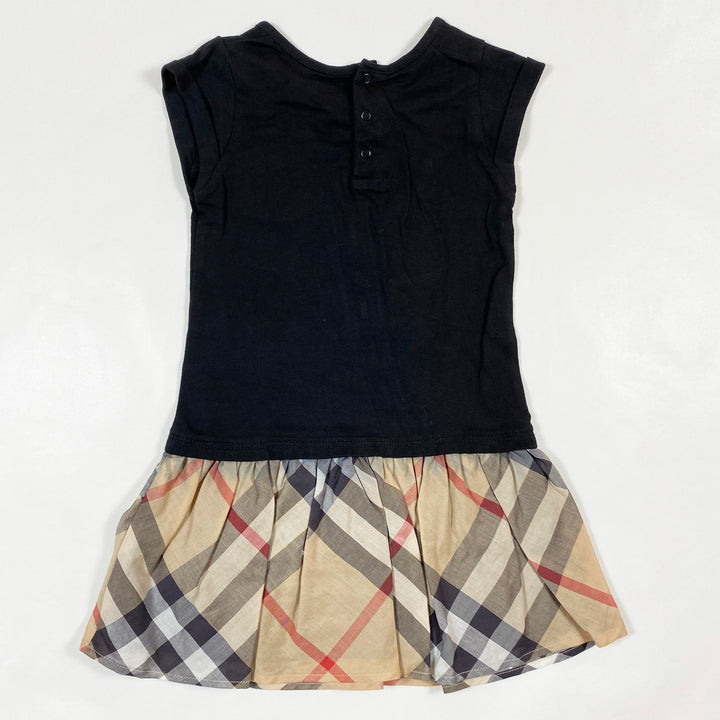 Burberry black beige check dress 18M/81 2