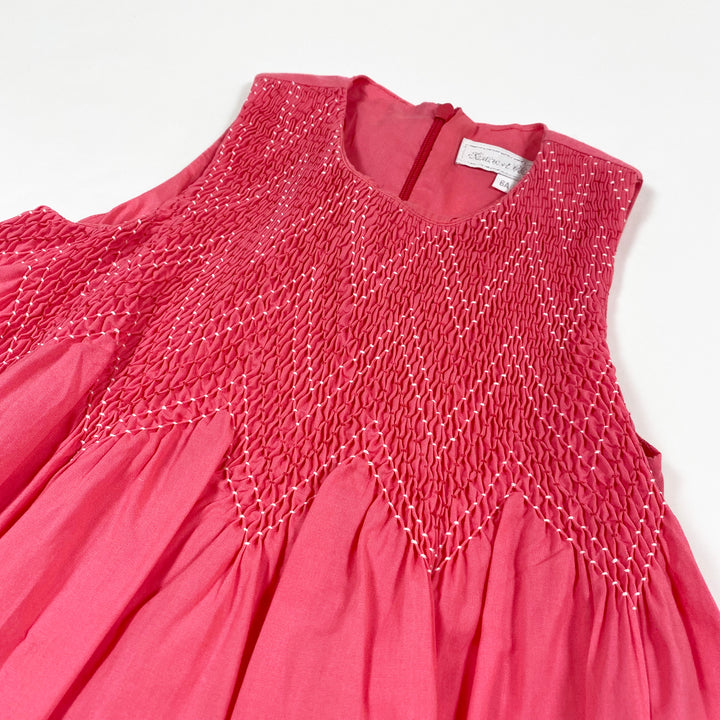 Tartine et Chocolat pink smocked summer dress 6Y 2