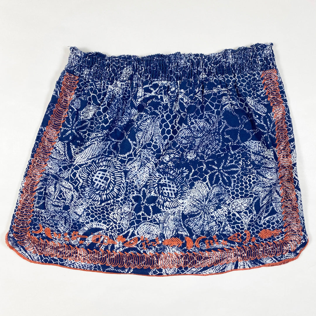 Scotch R'Belle navy batik embroiderd skirt 10/140 2