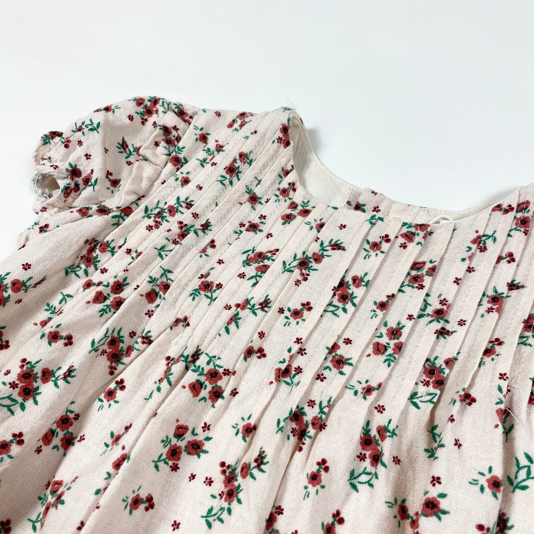 Zara short-sleeved floral print dress w/ lace detailing 86