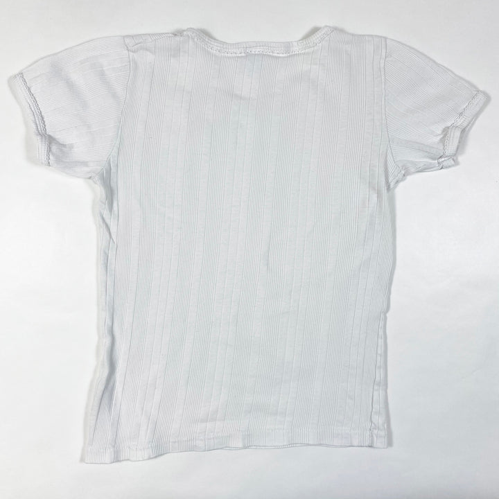 Petit Bateau white rib T-shirt 10Y/138 2