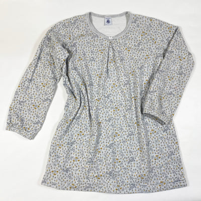 Petit Bateau grey floral nightgown 12Y/152 1