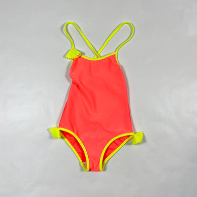 Bonpoint neon pink/yellow swimsuit 3Y 1