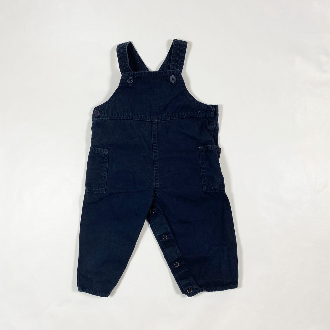 Petit Bateau navy dungarees 6M/67 1