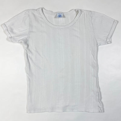 Petit Bateau white rib T-shirt 10Y/138 1
