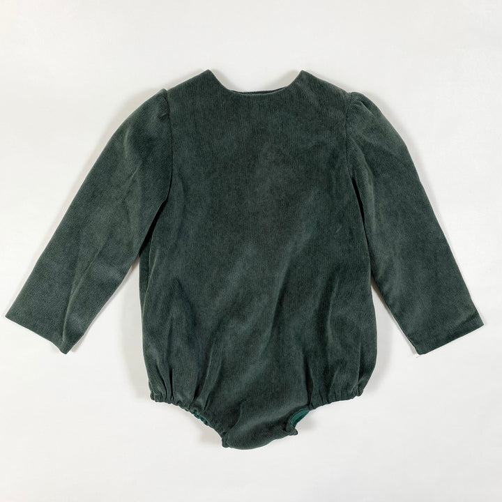 Maison Albertine léopold green romper 24M