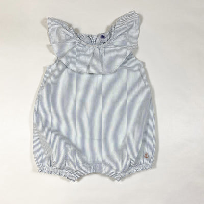 Petit Bateau blue stripe romper 18M/81 1